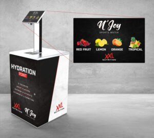 N'Joy sportswater Hydration Point bij UltraGym