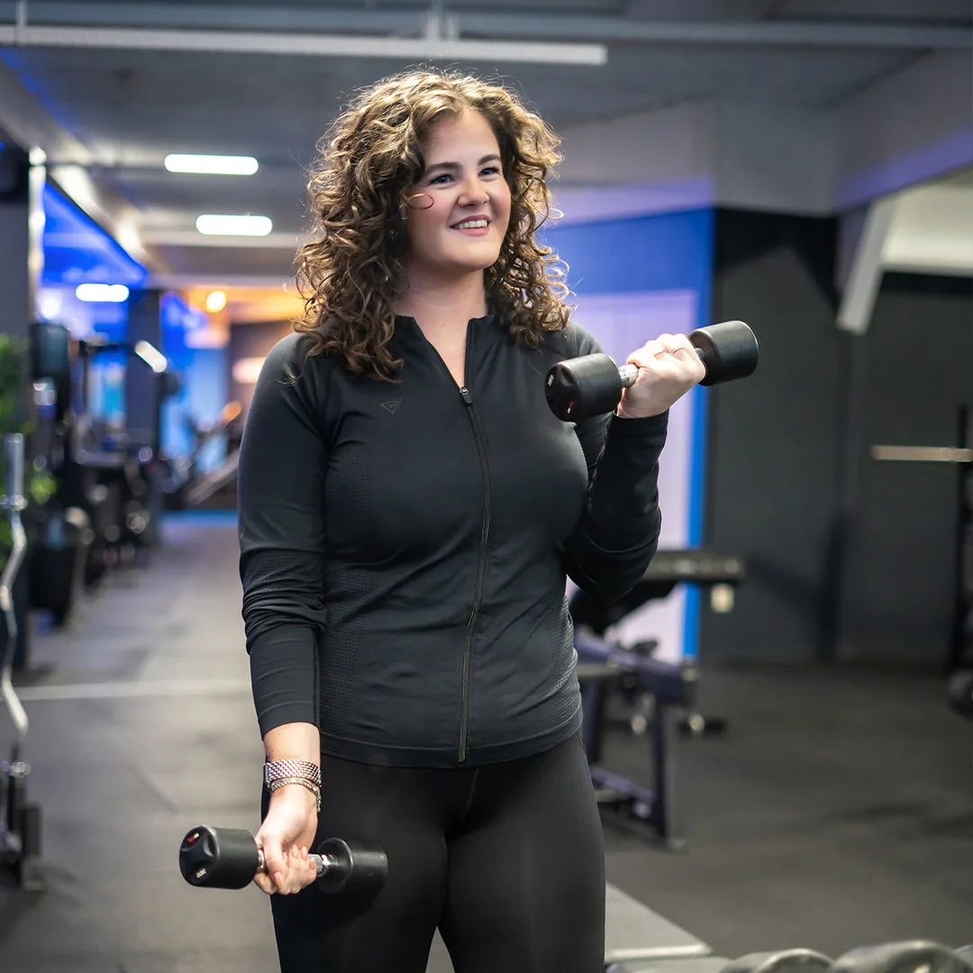 De fitnesszaal met Nautilus apparatuur